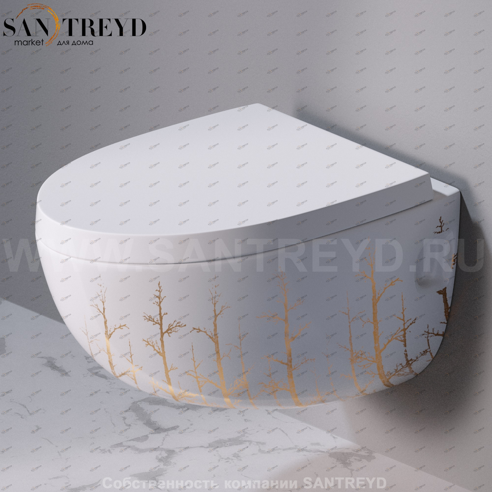 S511405G Подвесной унитаз настенный Белый A. e T. Italia OVAL Италия AeT ITALIA