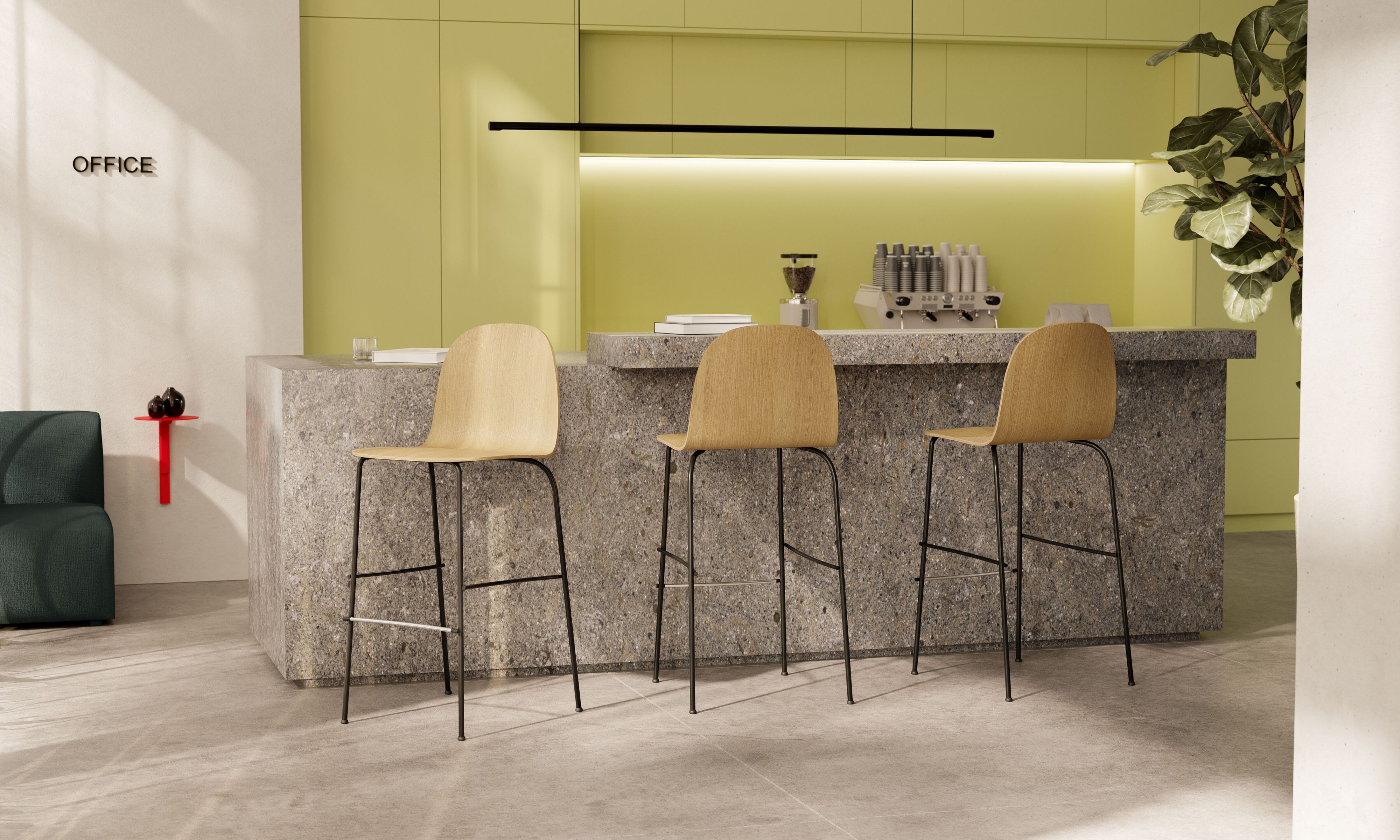 Стул с мягким сиденьем Omelette Editions TERRA METAL ARCH-00152392 - Вид №6