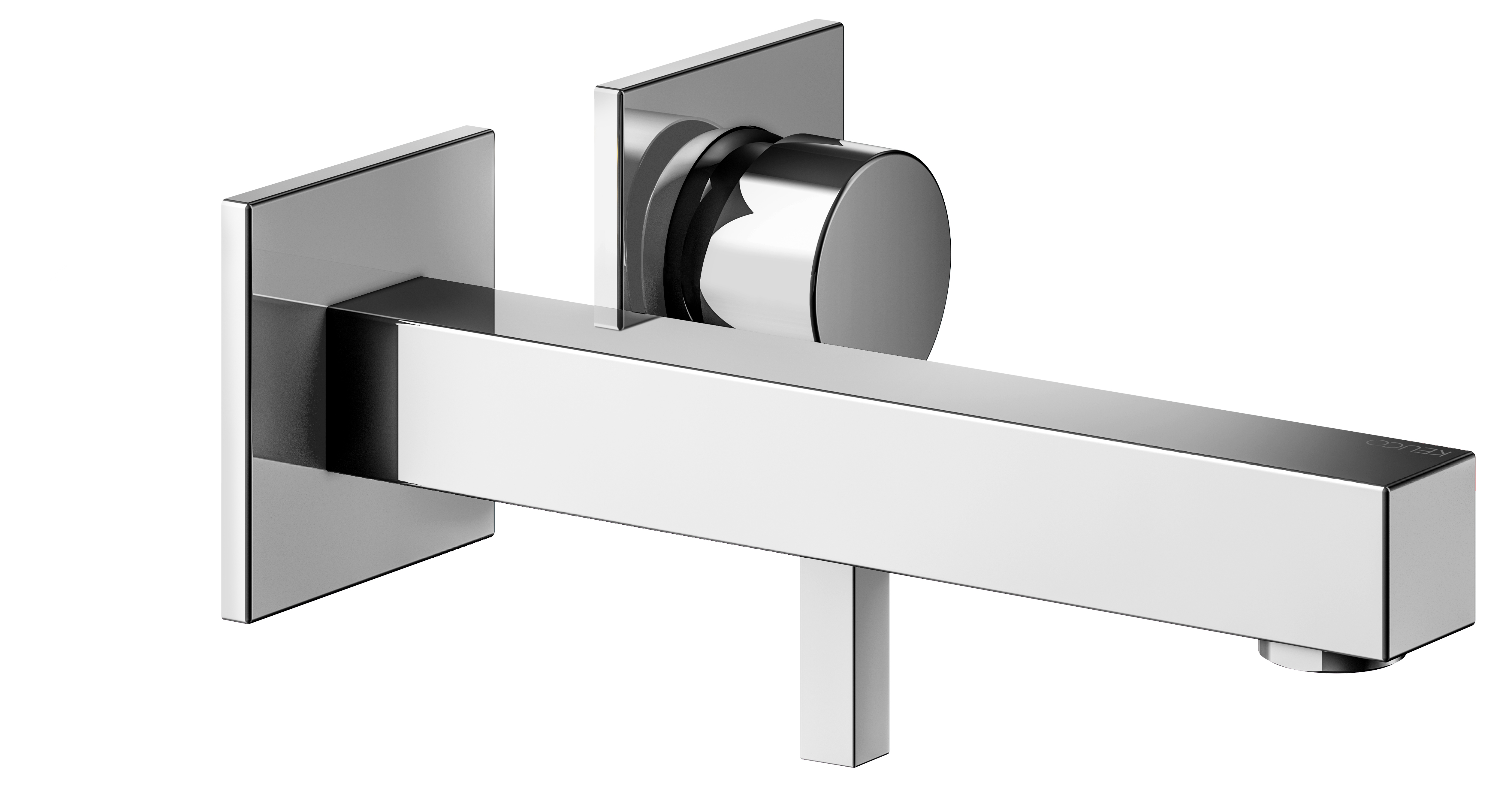 59116010200 Однорычажный смеситель для умывальника KEUCO Edition 90 Square