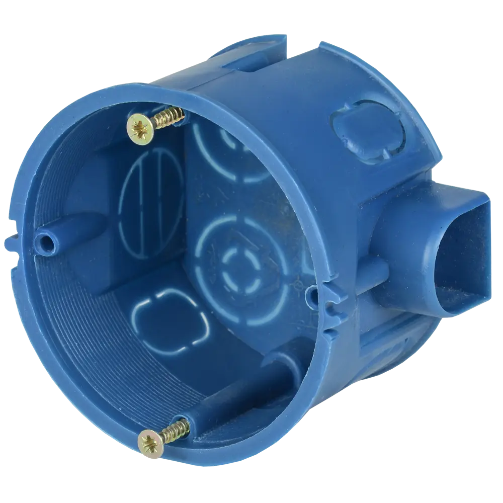Подрозетник IEK для твердых стен 68x45 мм цвет синий Santreyd STLM-2001719