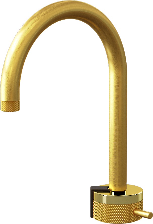 E-11502-R1PB-L2OB-BAU Однорычажный прогрессивный смеситель для раковины - излив 16см GRAFF MOD+