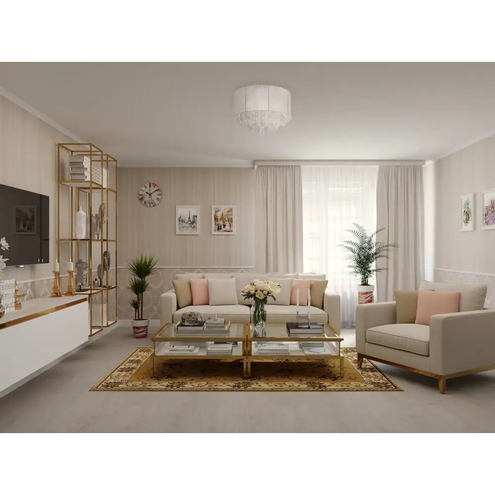 Плинтус потолочный NMC LX-72 белый 70x70x2000 мм STLM-2172655 - Вид №4