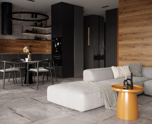 90823616 Керамогранит х9999294705 60х60см 1.44 м² цвет серый Cemento Grigio STLM-0398738 LAPARET