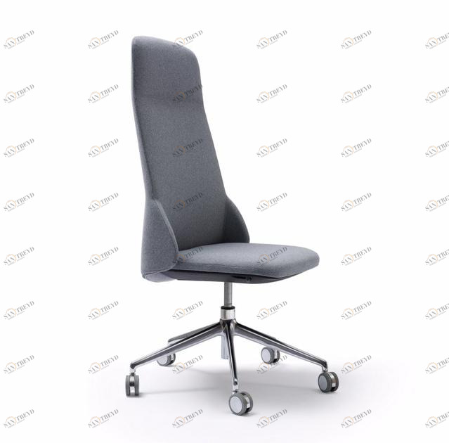 Quinti Sedute Кресло для руководителя из ткани с 5 спицами и подголовником Deep sun-id-1358487