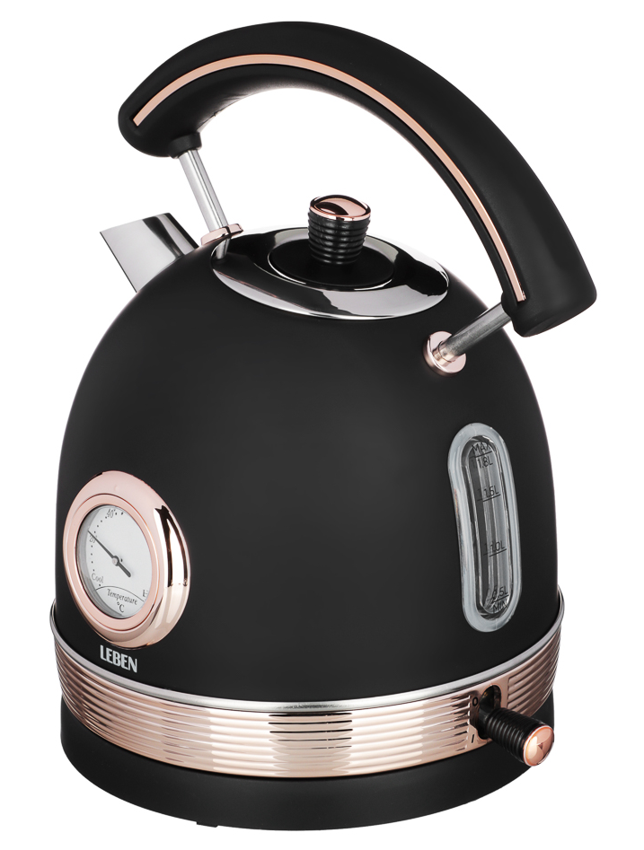 9237186 Электрочайник LEBEN 291-093 черный STDN-0100158 - Вид №1