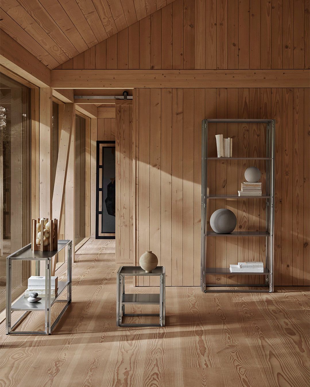 Квадратный журнальный столик из нержавеющей стали Kristina Dam Studio FOLDABLE SIDE TABLE ARCH-00052551 - Вид №5