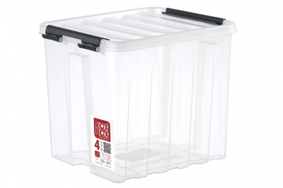 Контейнер с крышкой и клипсами Rox Box 4,5 (белый)