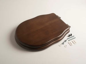 Сиденье для унитаза из грецкого ореха