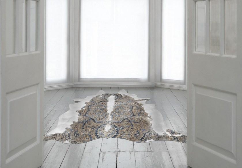 Mineheart Ковер из воловьей кожи с рисунком sun-id-1438726 - Вид №3