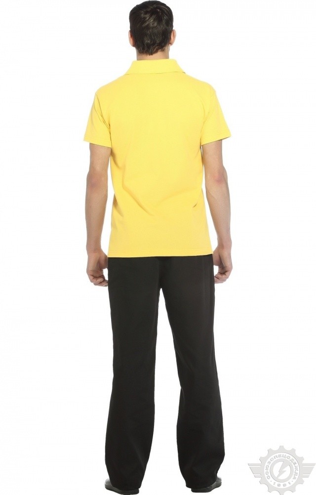 66367 Тенниска-поло желтая  Одежда для салонов красоты  размер XL (52) Спецодежда  - Вид №10
