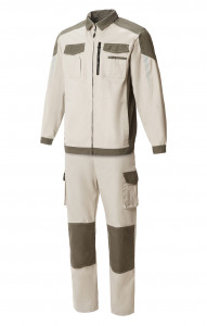 4973744 Костюм  NEW цвет серый песок с серым хаки STATUS  Летняя спецодежда  размер 60-62/170-176