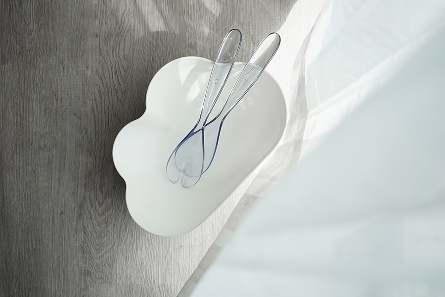 QL10265-WH-CL Миска для салата cloud Qualy  - Вид №1