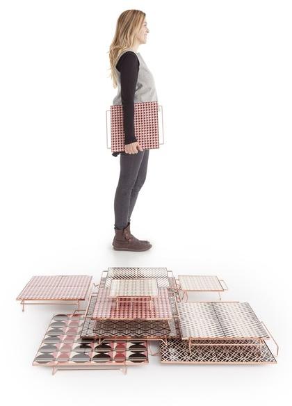 GAN Квадратный поднос из алюминия Mix&match sun-id-1393684 - Вид №30