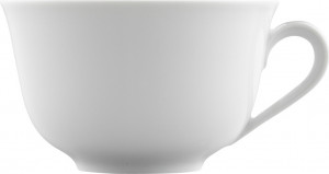 10642862 Furstenberg Чашка для завтрака Furstenberg "Вагенфельд" 500мл (белая) Фарфор, Керамика
