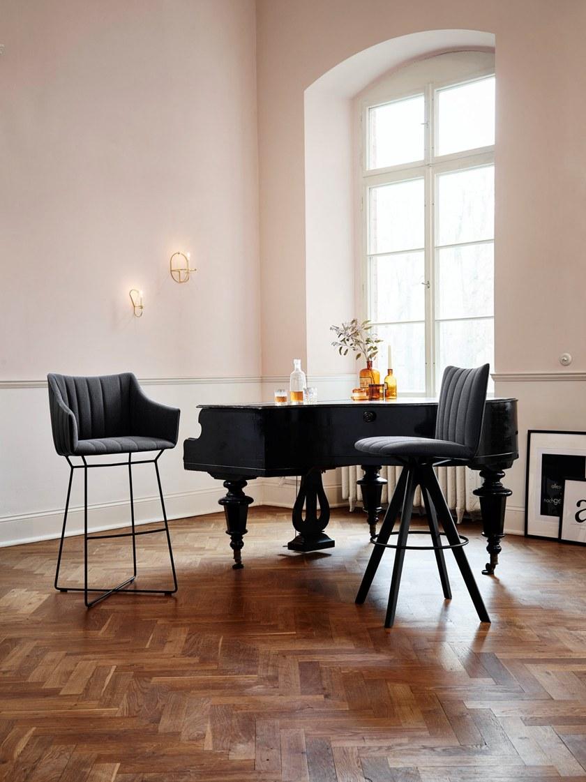 Freifrau Высокий табурет из ткани со спинкой Rubie sun-id-1357127 - Вид №1