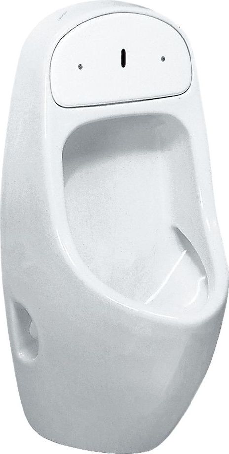 H8401040000001 Писсуар с сифоном, скрытый подвод воды, с электронной системой управления, питание от батареи LAUFEN PRO