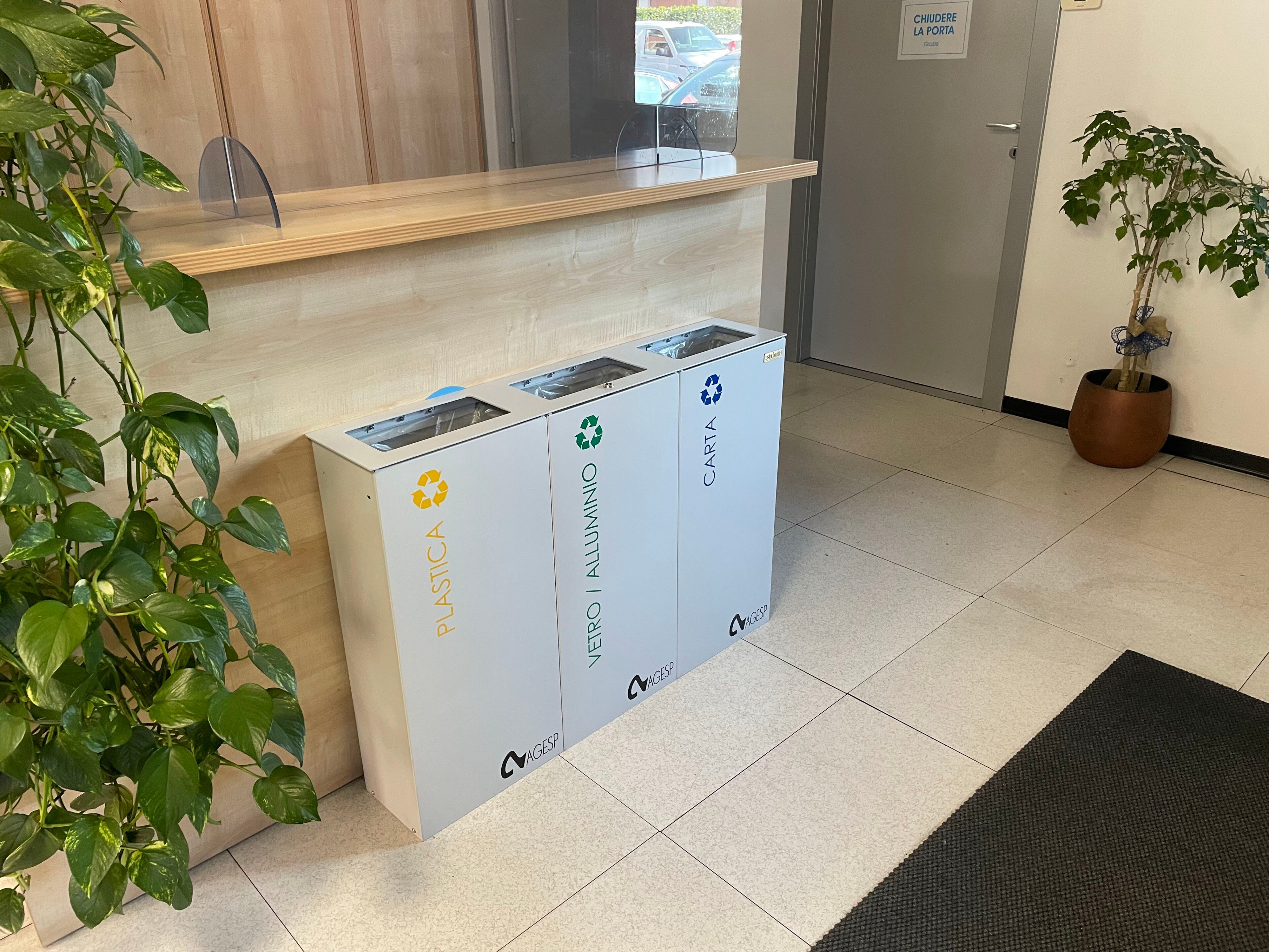 Стальная корзина для мусора для утилизации отходов Studio Città ECO BIN SLIM ARCH-00088129 - Вид №1