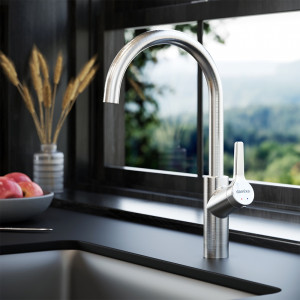 DX310720400 смеситель для кухни никель Damixa Eclipse