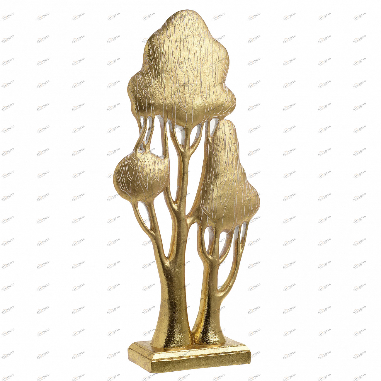 Статуэтка декоративная 50 см золотая Tree TO4ROOMS РАСТЕНИЯ 00-3893671 Золото 