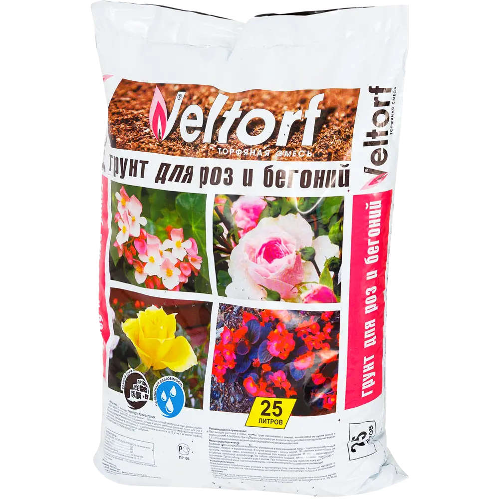 Грунт для роз и бегоний 25 л VELTORF STLM-2128632