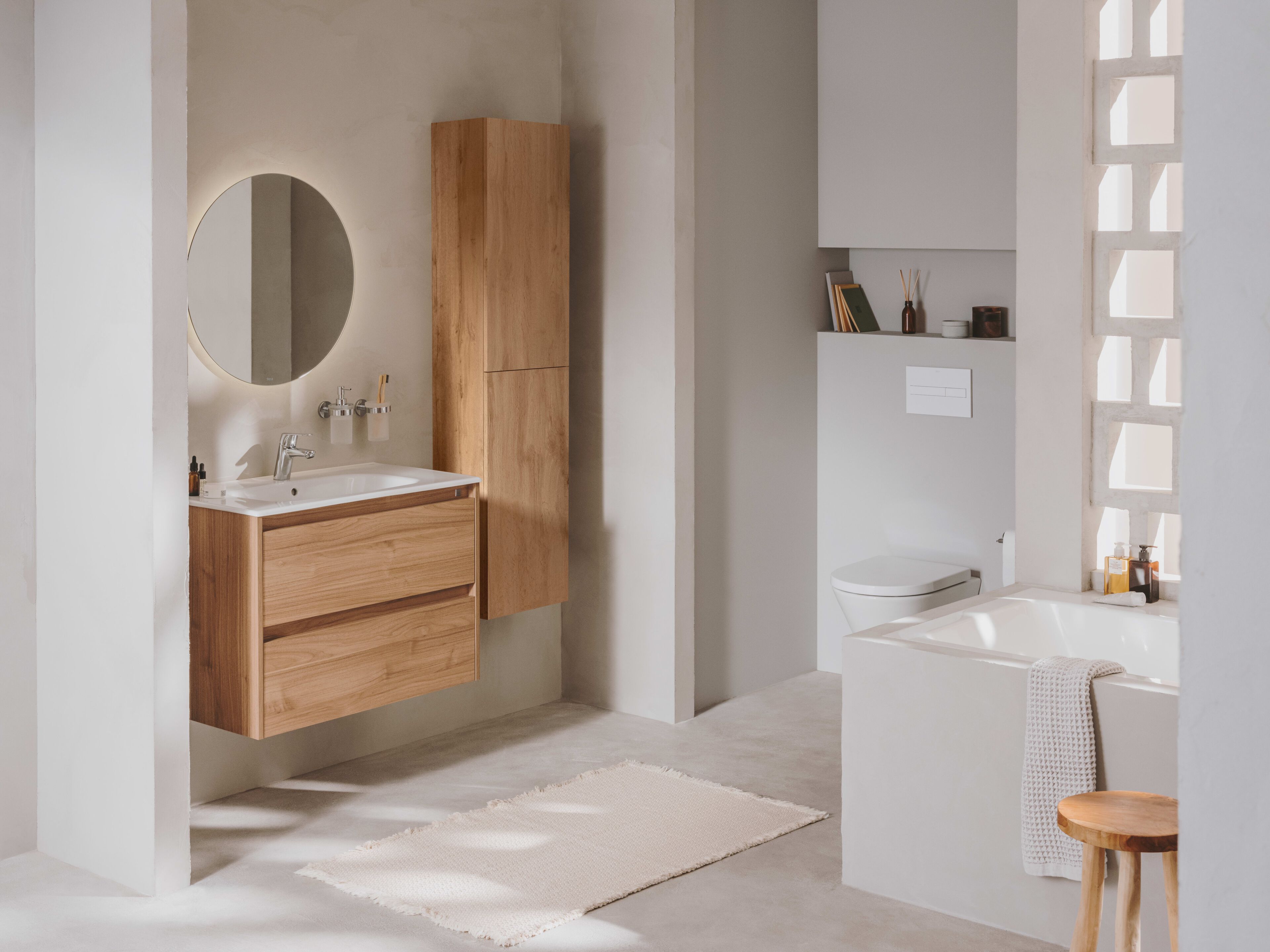 Деревянная подвесная колонна для ванной комнаты Roca Экстра ARCH-00096484 - Вид №1