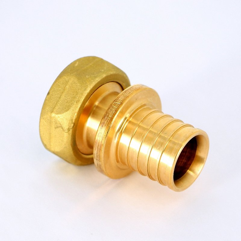 REHAU Муфта надвижная с накидной гайкой ВР 40х11/2" RAUTITAN RX бронза 366084 - Вид №1