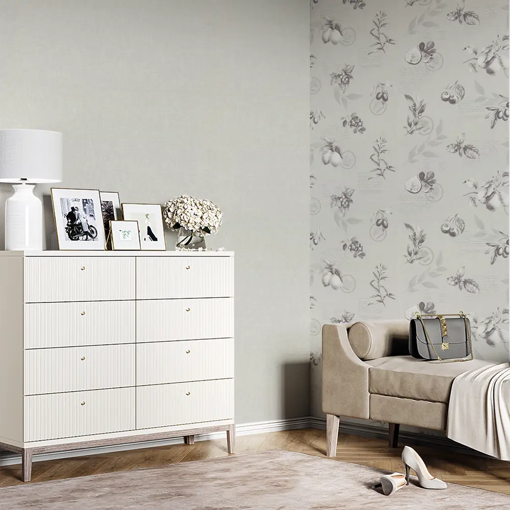 Флизелиновые обои Palitra Planet Paprika - серые с текстурой 89352151 STLM-1421073 - Вид №3