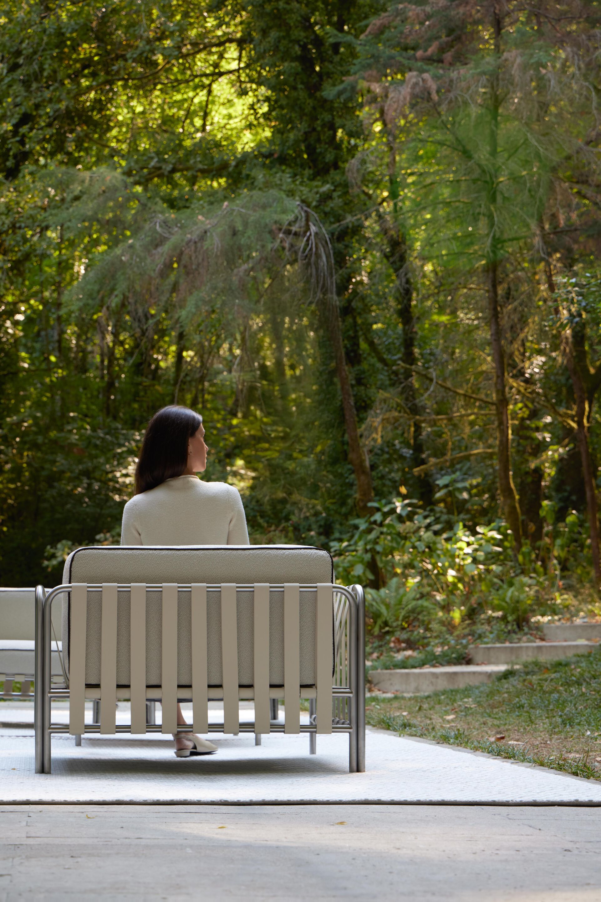 Алюминиевое садовое кресло с подлокотниками GANDIABLASCO Onsen ARCH-00106669 - Вид №4