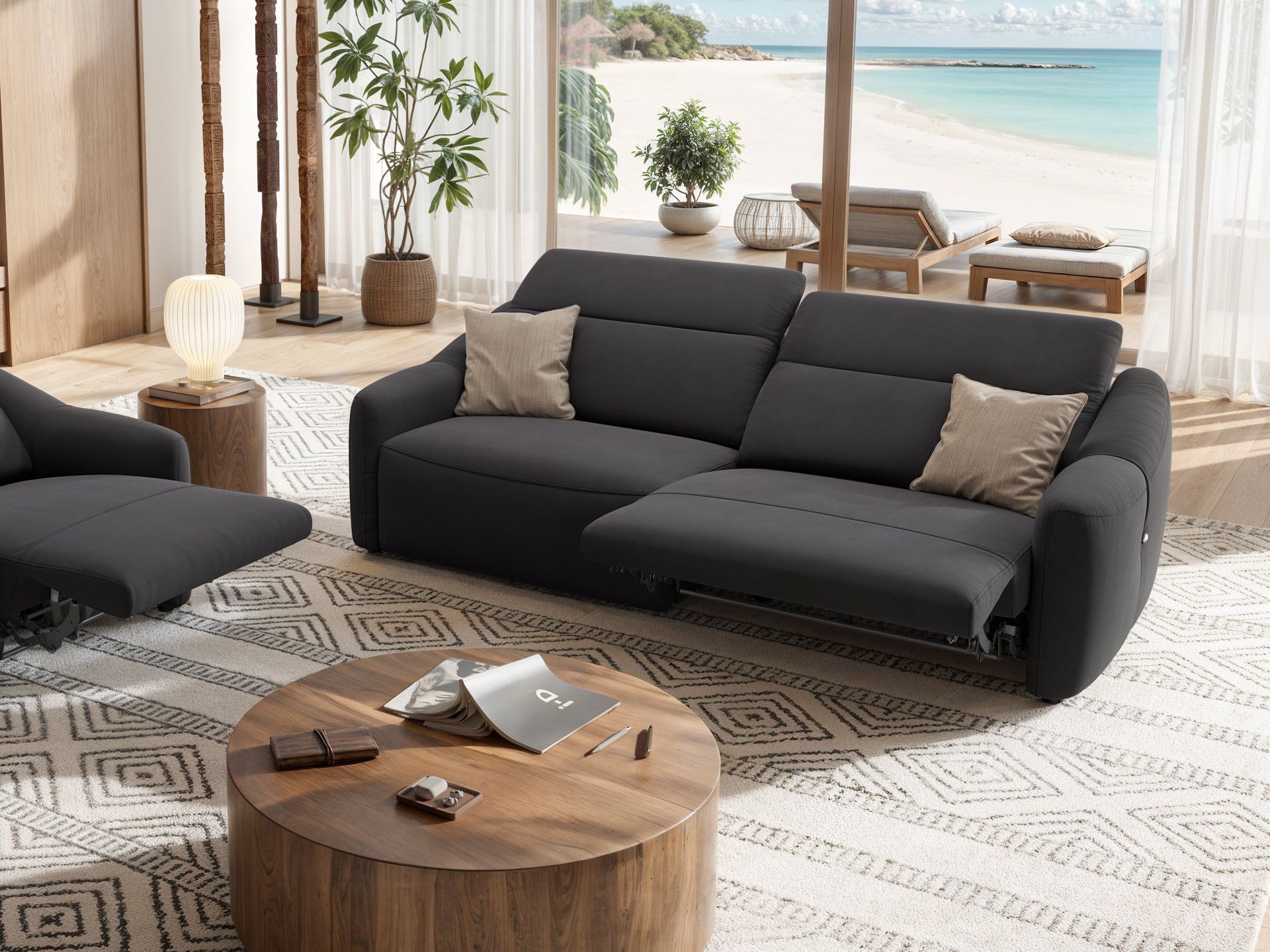 3-местный тканевый диван Sofanella Самоа ARCH-00122542 - Вид №2