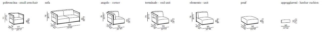 Meridiani Садовое кресло из технической ткани с подлокотниками Claud open air sun-id-1446532 - Вид №3