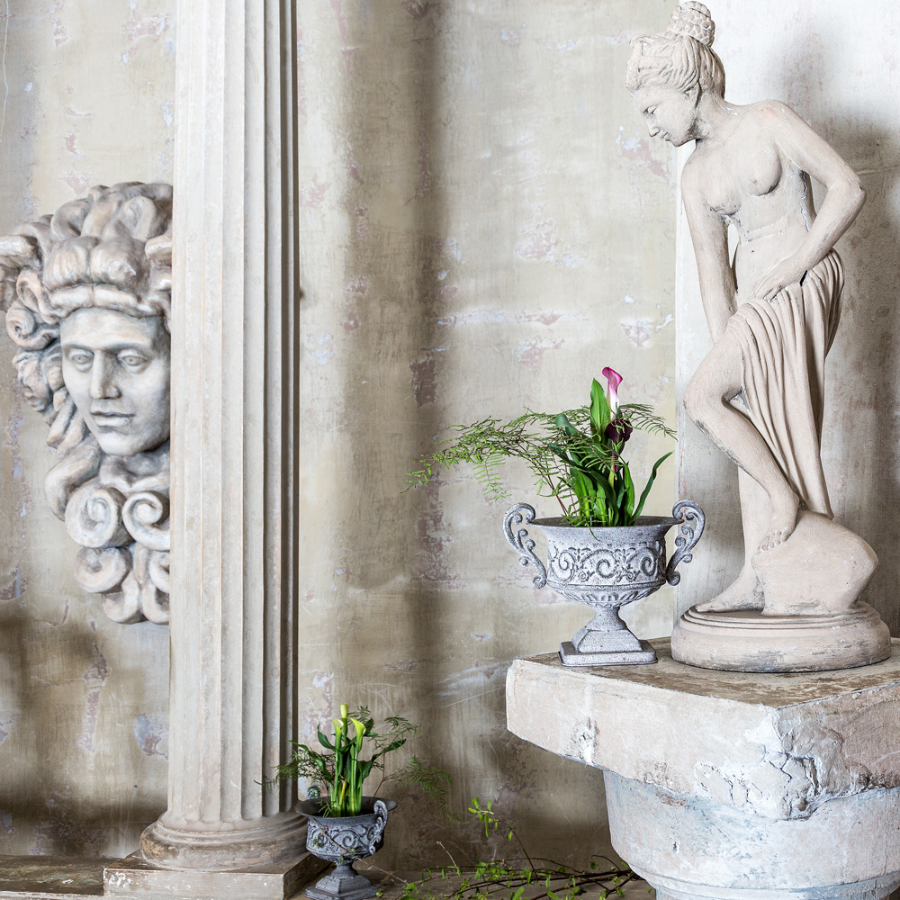 Ваза-кашпо серая «Кремона» BYOBJECT - 096661 Серый Object Desire  - Вид №3