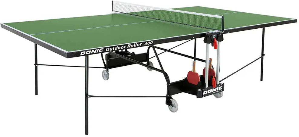 90483298 Теннисный стол складной Donic Outdoor Roller 400 274 - 274 см х 152 см х 76 см меламин зеленый STLM-0960764