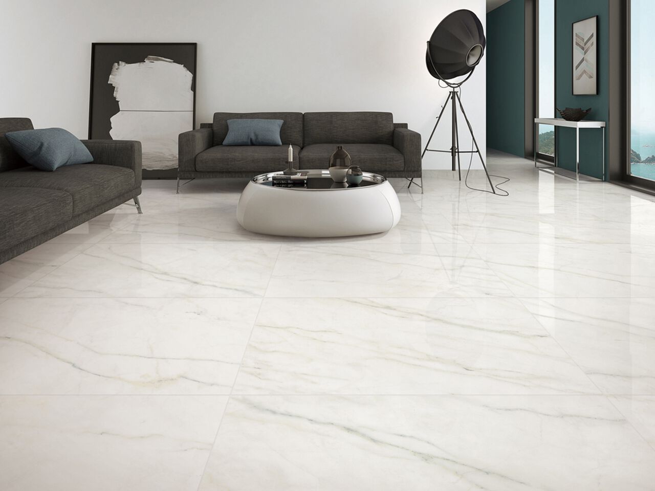 Пол / керамогранит с мраморным эффектом GANI MARBLE TILES CALACATTA ARCH-00021552