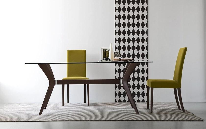 Calligaris Прямоугольный стол из дерева и стекла  Cs/18-rc 180 g  - Вид №2