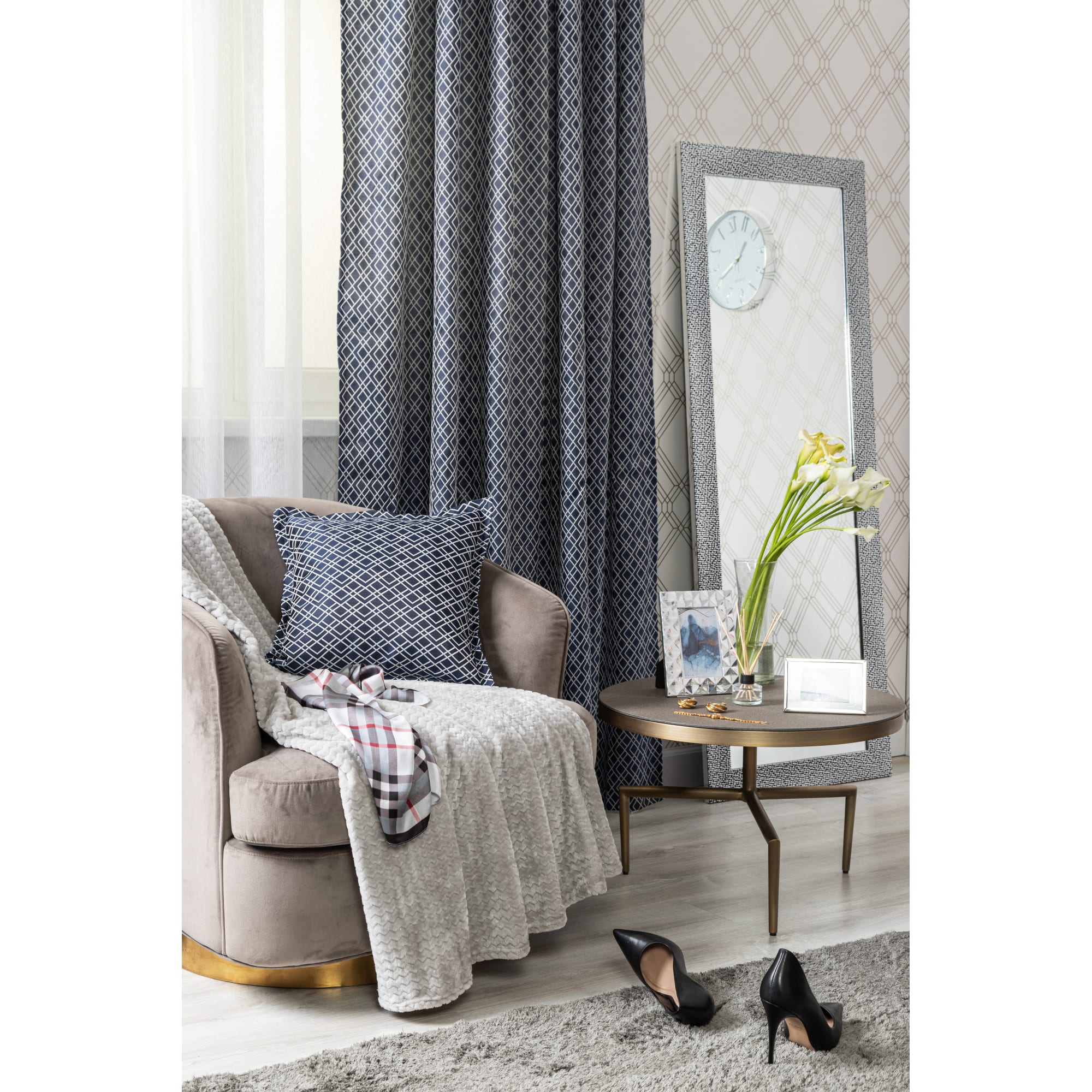 82305199 Подушка «Топлайн», 40x40 см, цвет синий Santreyd  - Вид №4