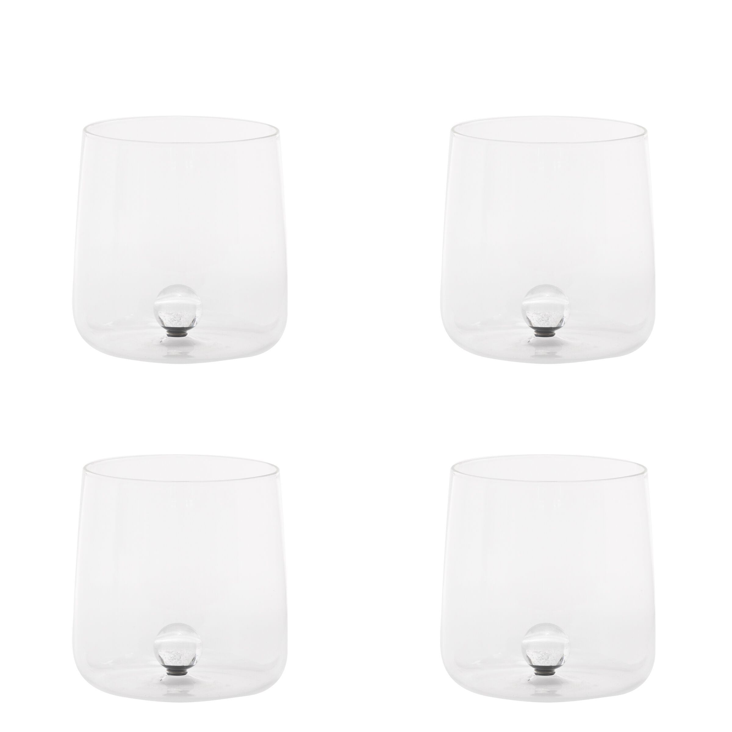 Стакан для воды из боросиликатного стекла Zafferano настольный шар ARCH-00093046 - Вид №1