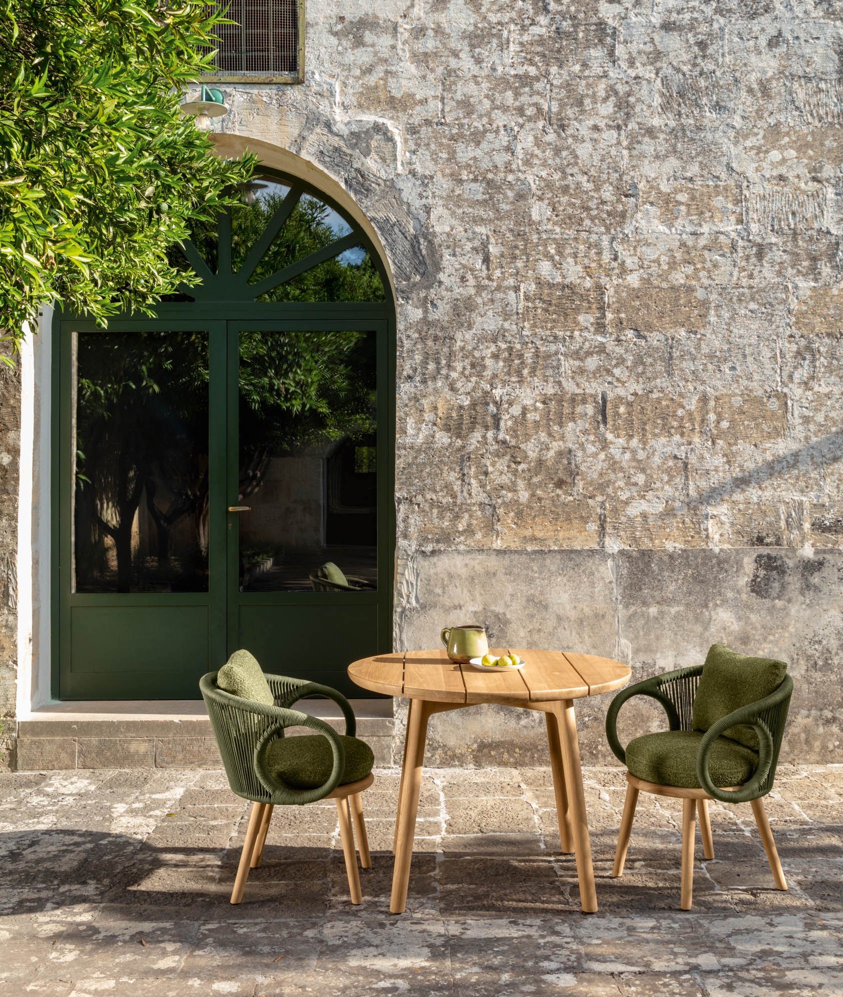 Тканевый садовый стул с подлокотниками Talenti Karen ARCH-00027094 - Вид №1