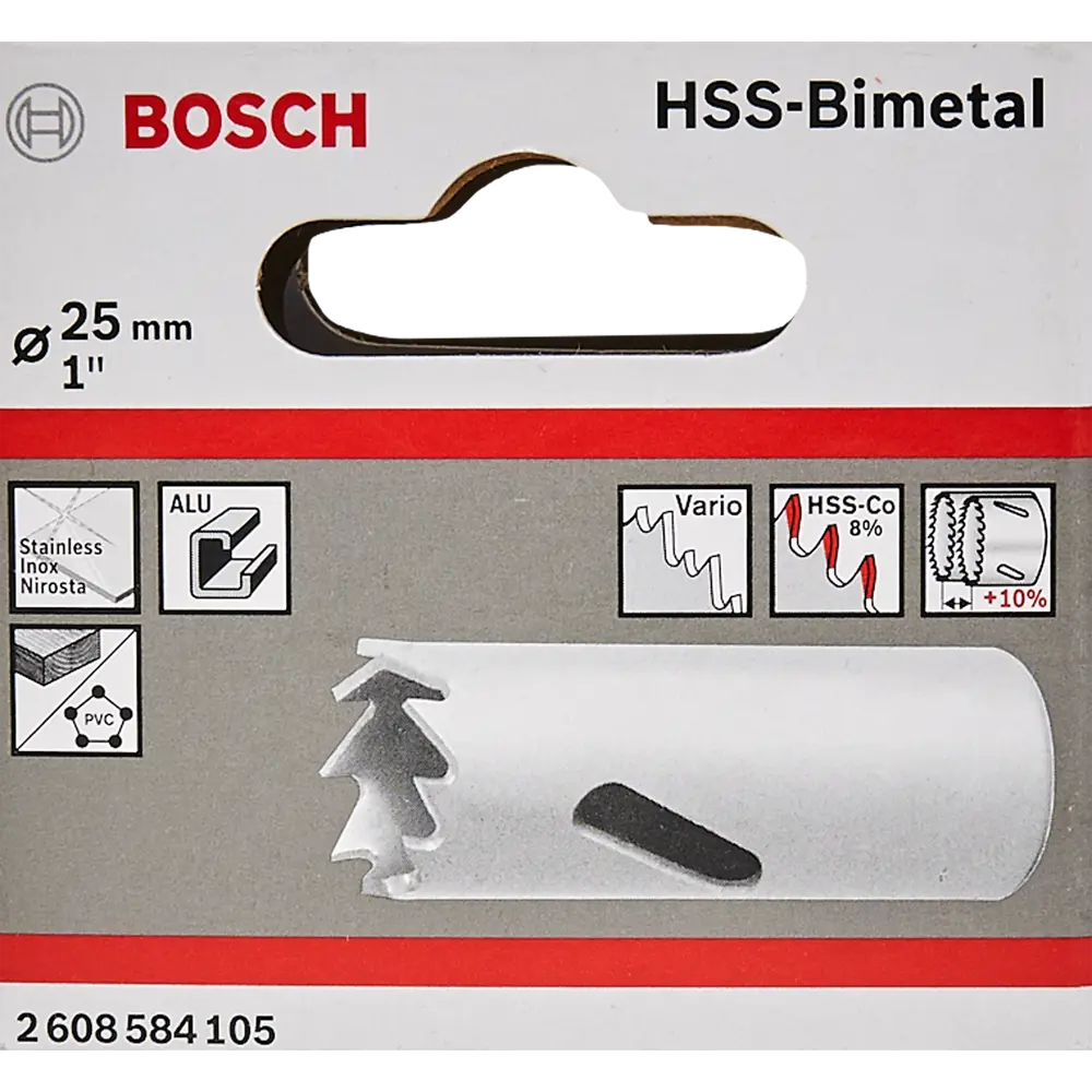 Коронка по стали биметаллическая Bosch 2608584105 25 мм 82128070 STLM-2133364 BOSCH PROFESSIONAL  - Вид №2