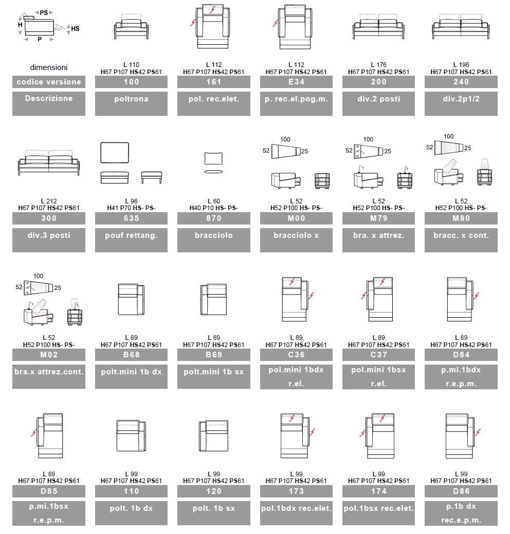 Модульный кожаный диван с откидывающейся спинкой Calia Italia премиум ARCH-00111378 - Вид №4