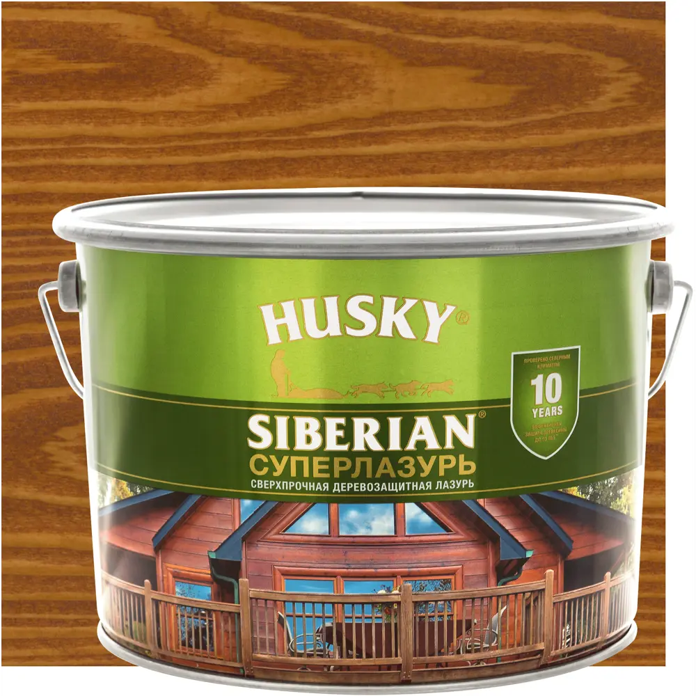 Husky Siberian Суперлазурь для дерева - защита и декор в полуглянце 83630960 STLM-0043056