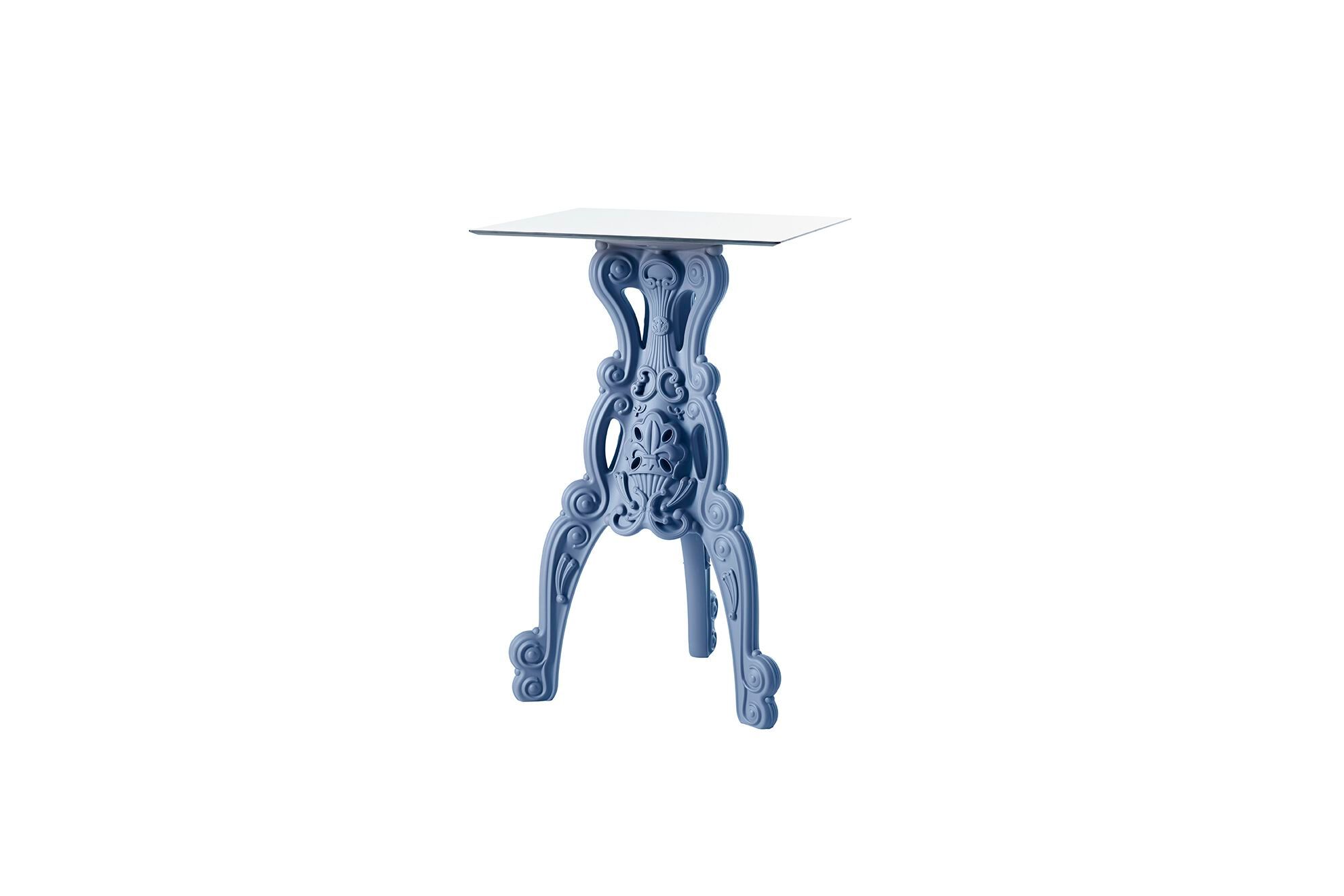 Высокий квадратный стол из полиэтилена для контракта SLIDE Дизайн любви ARCH-00091539 - Вид №12