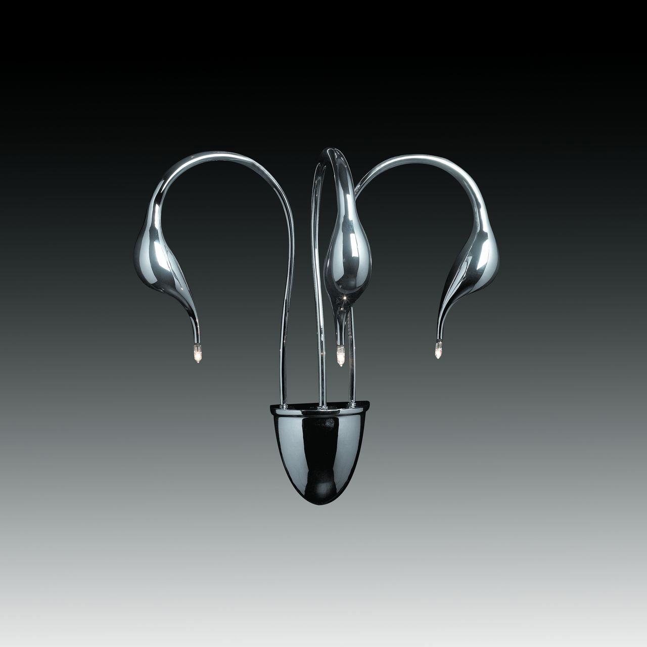 Бра Lightstar Cigno Collo Ch 751634 LIGHTSTAR ОРИГИНАЛЬНЫЕ, ФЛОРИСТИКА 079280 Хром  - Вид №2