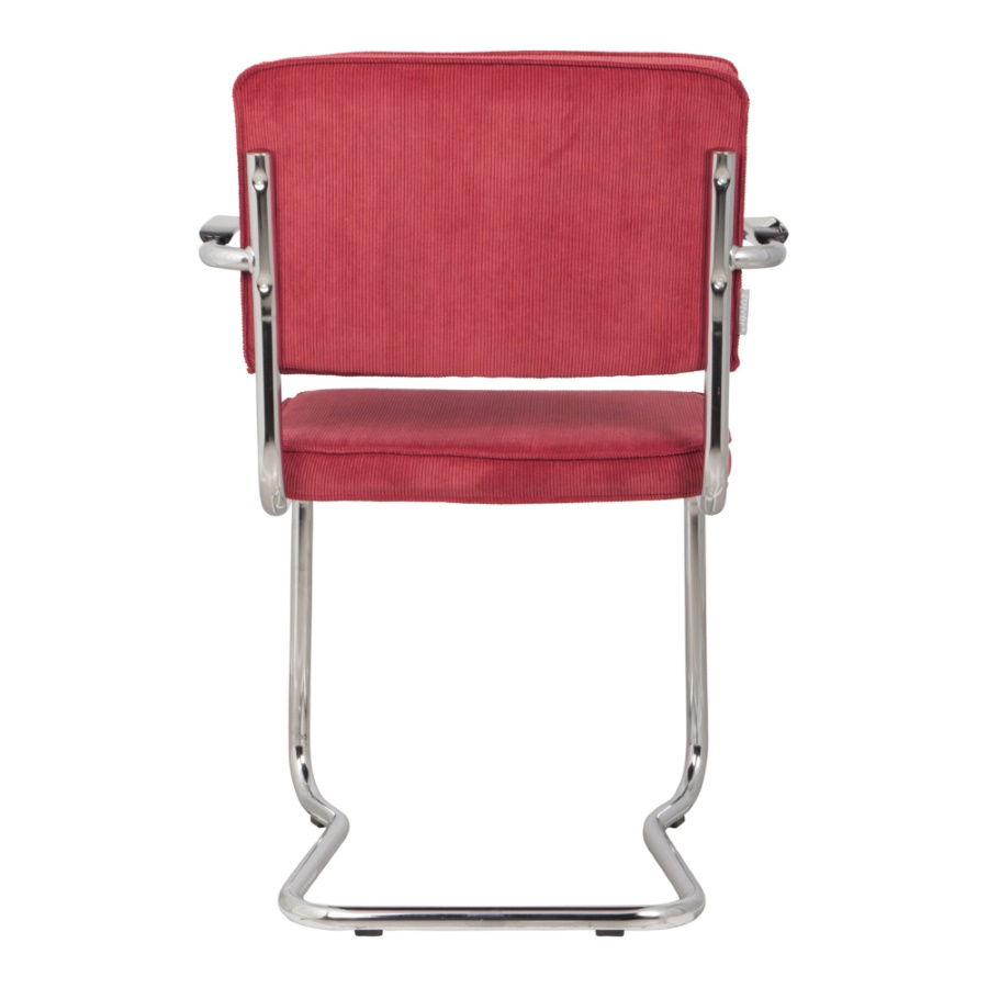 Кресло Ridge Kink Rib красное Zuiver 1200045 - Вид №4