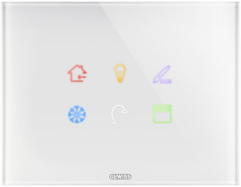 GEWISS Стеклянная кнопочная панель Home & building automation sun-id-1388007 - Вид №5