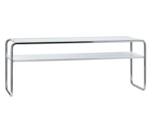 Низкий прямоугольный журнальный столик с журнальной стойкой