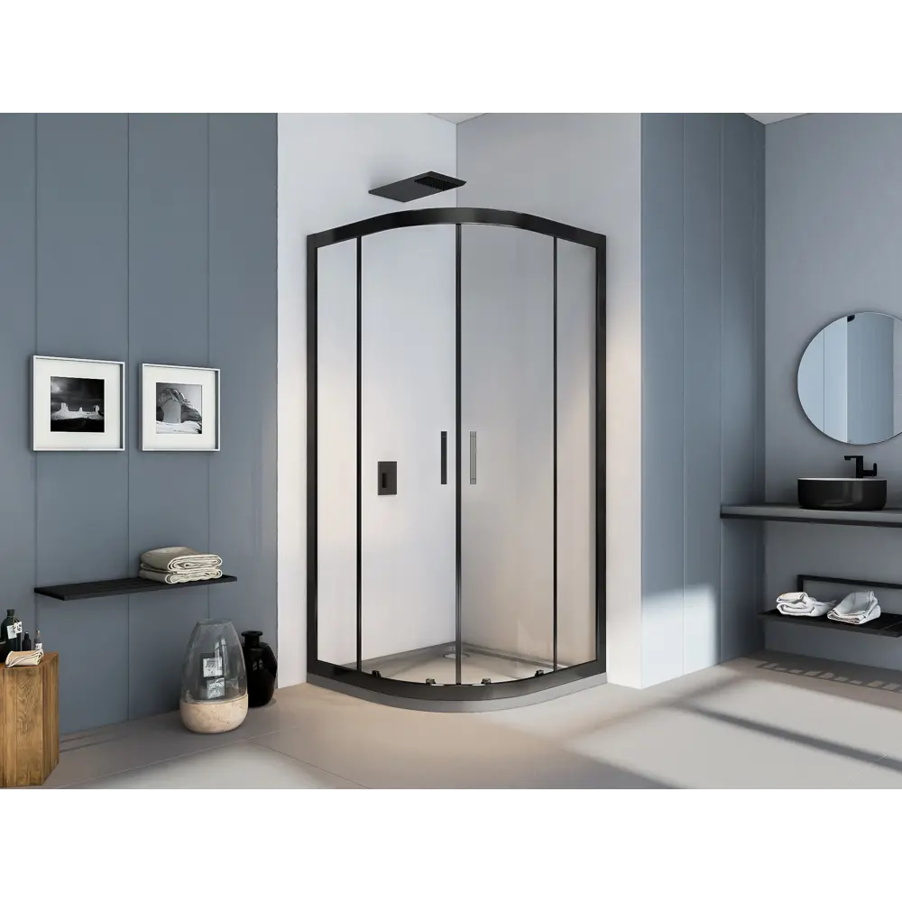 Santreyd Makiato: Радиусное душевое ограждение с раздвижными дверями 84107348 STLM-0046531