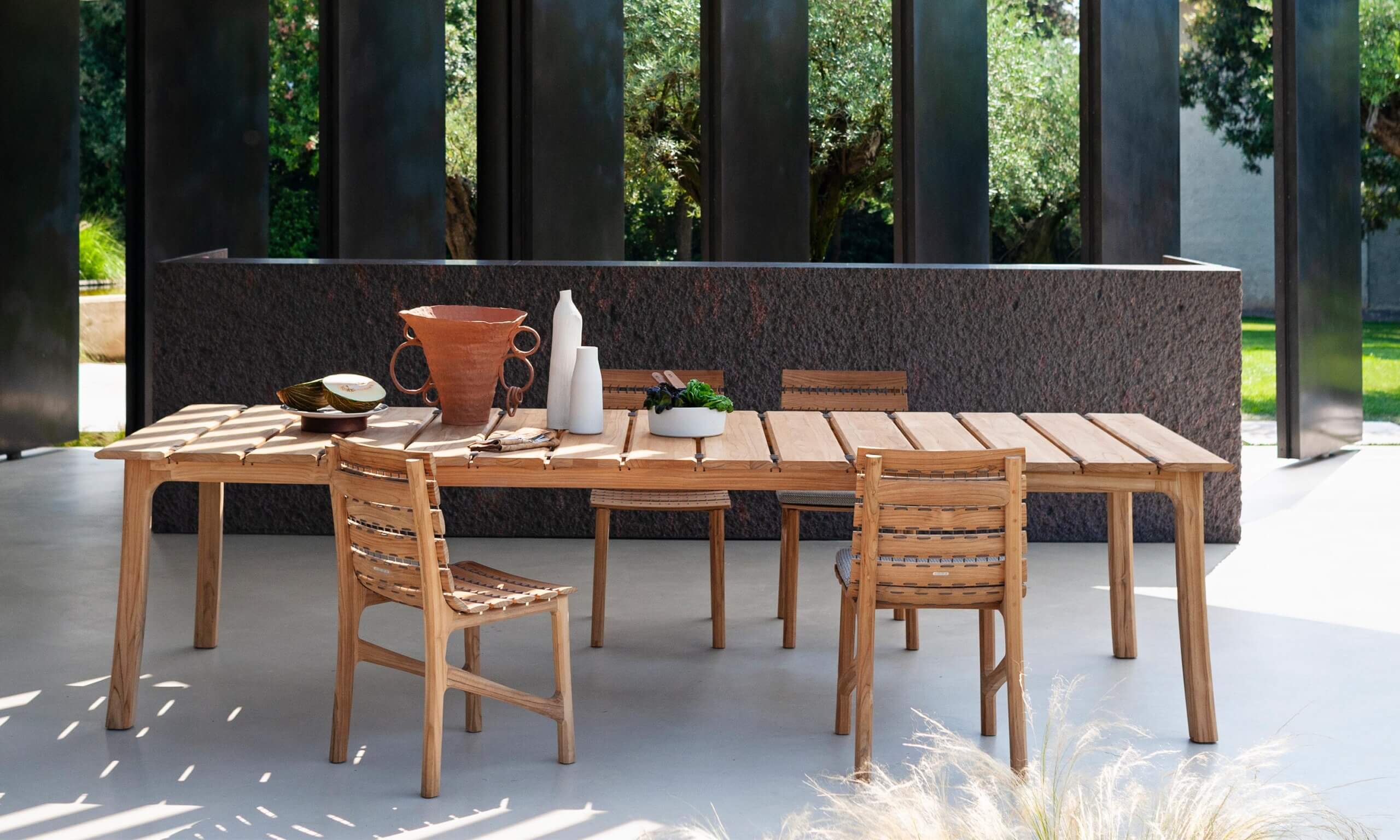 Прямоугольный садовый стол из тикового дерева RODA Teseo ARCH-00070254 - Вид №2