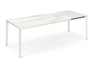 Керамический прямоугольный выдвижной стол