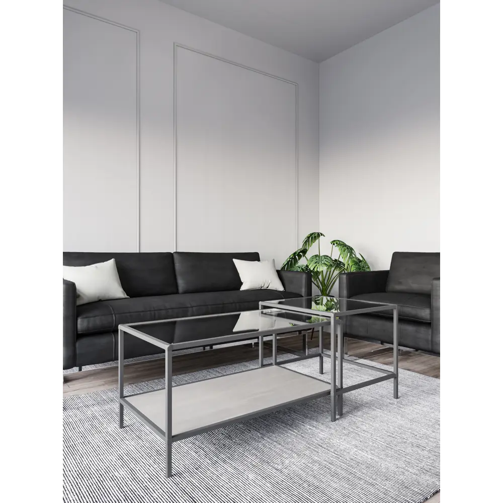 Santreyd Алюминиевый профиль для стекла 1000 мм графитовый 87690762 STLM-0074930 - Вид №2