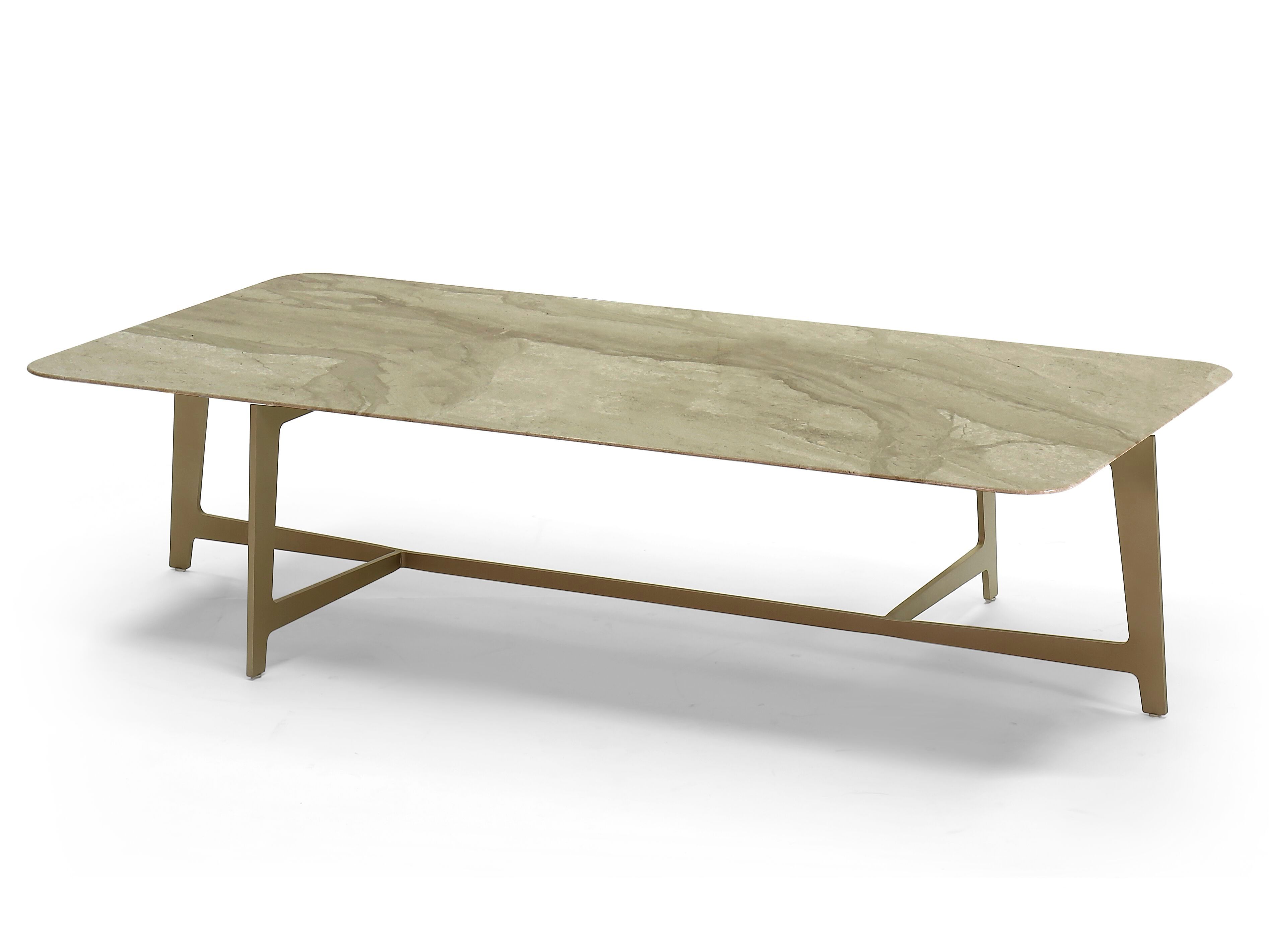 Прямоугольный мраморный журнальный столик Borzalino BSeries ARCH-00098408 - Вид №1